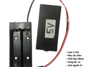 Hộp pin 1850 - 2 cell có công tắc